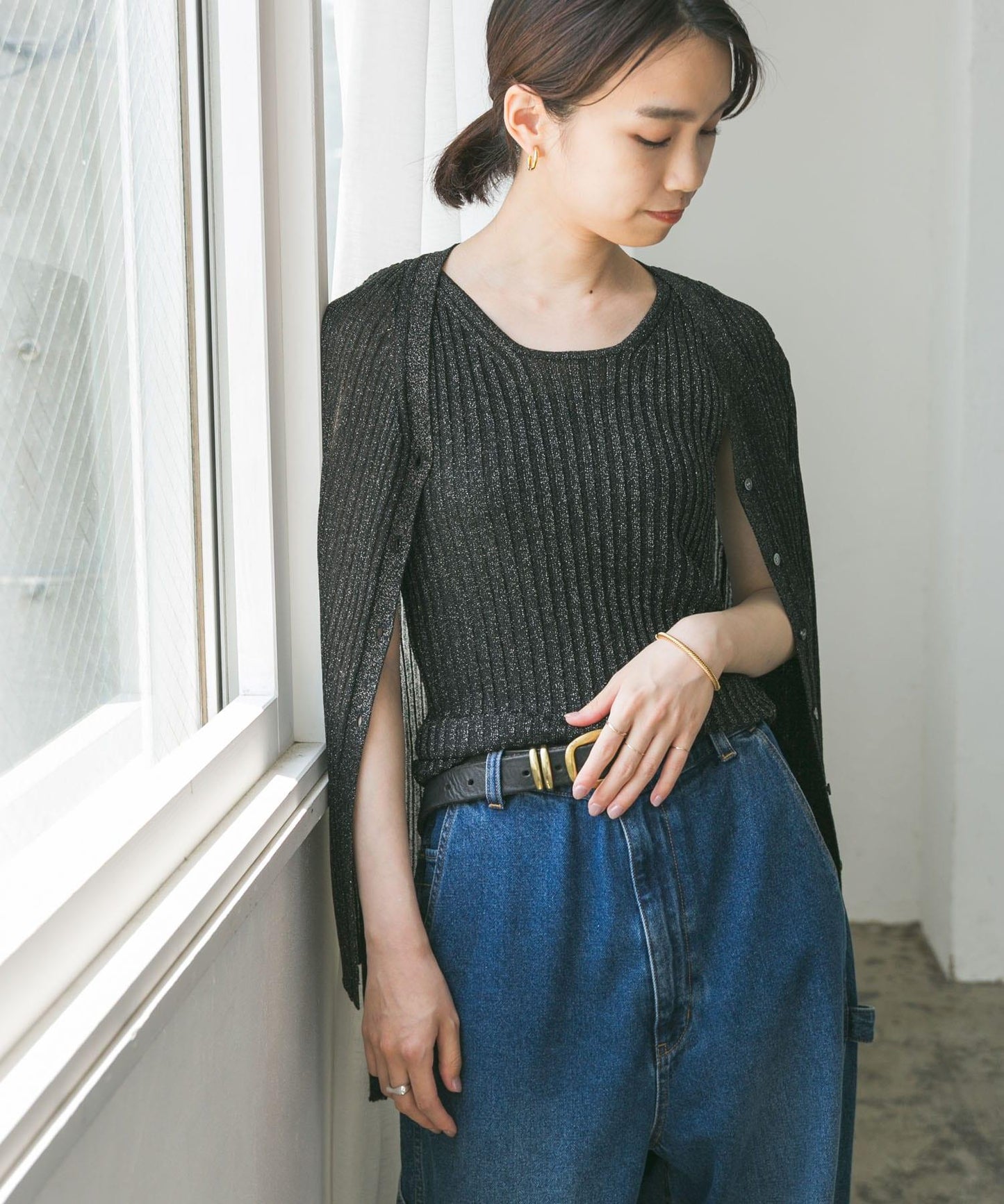 高密度亮片背心