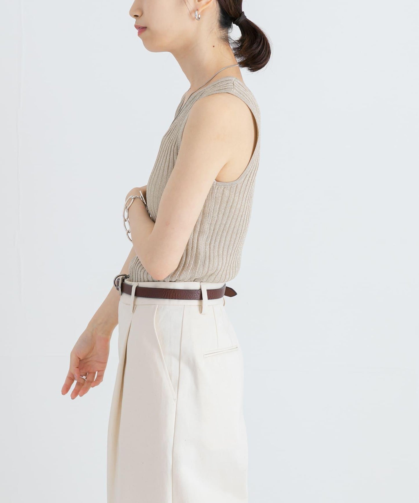 高密度亮片背心