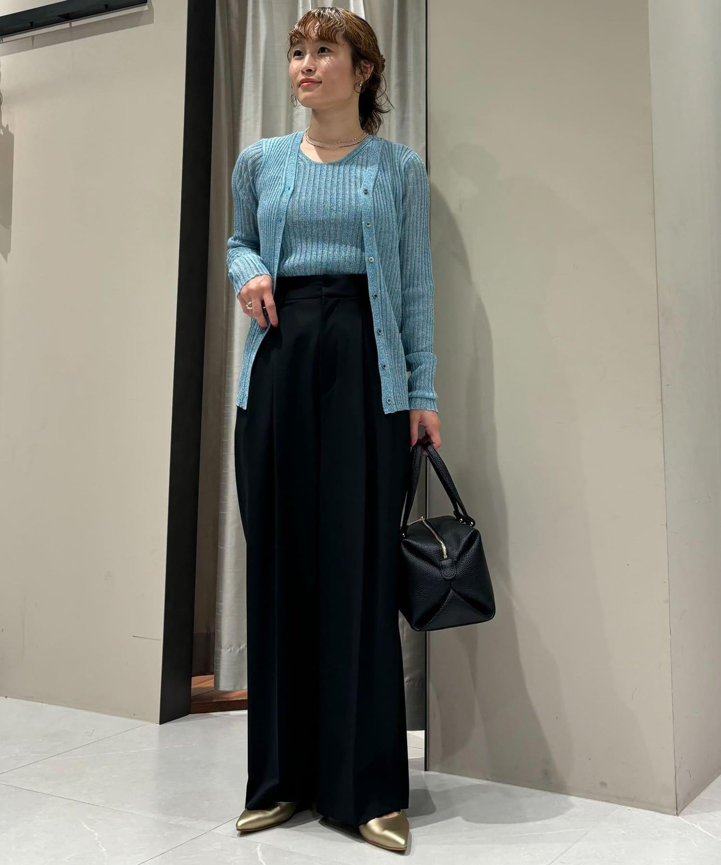 高密度亮片背心