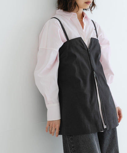 2way拉鍊吊帶背心