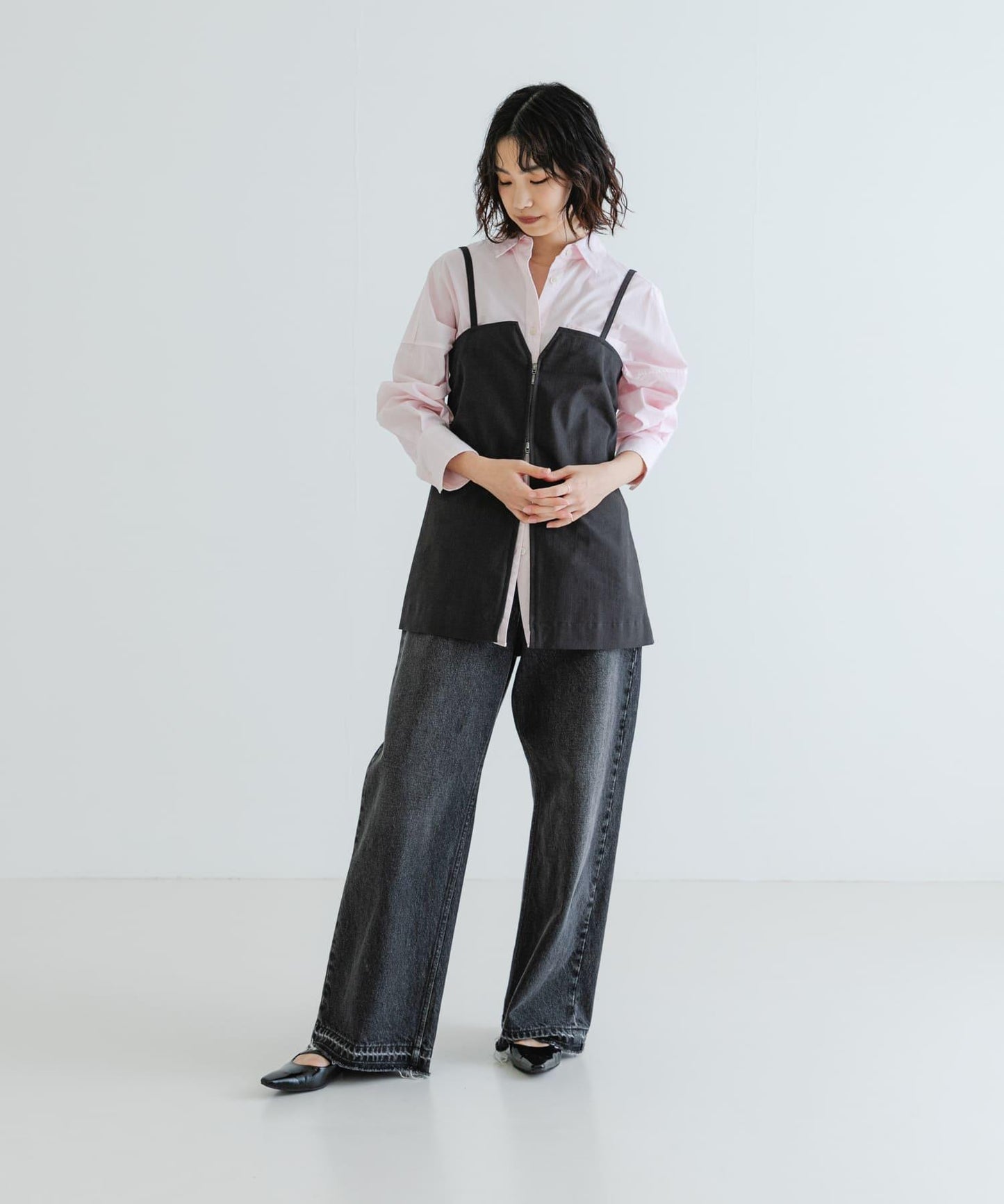 2way拉鍊吊帶背心