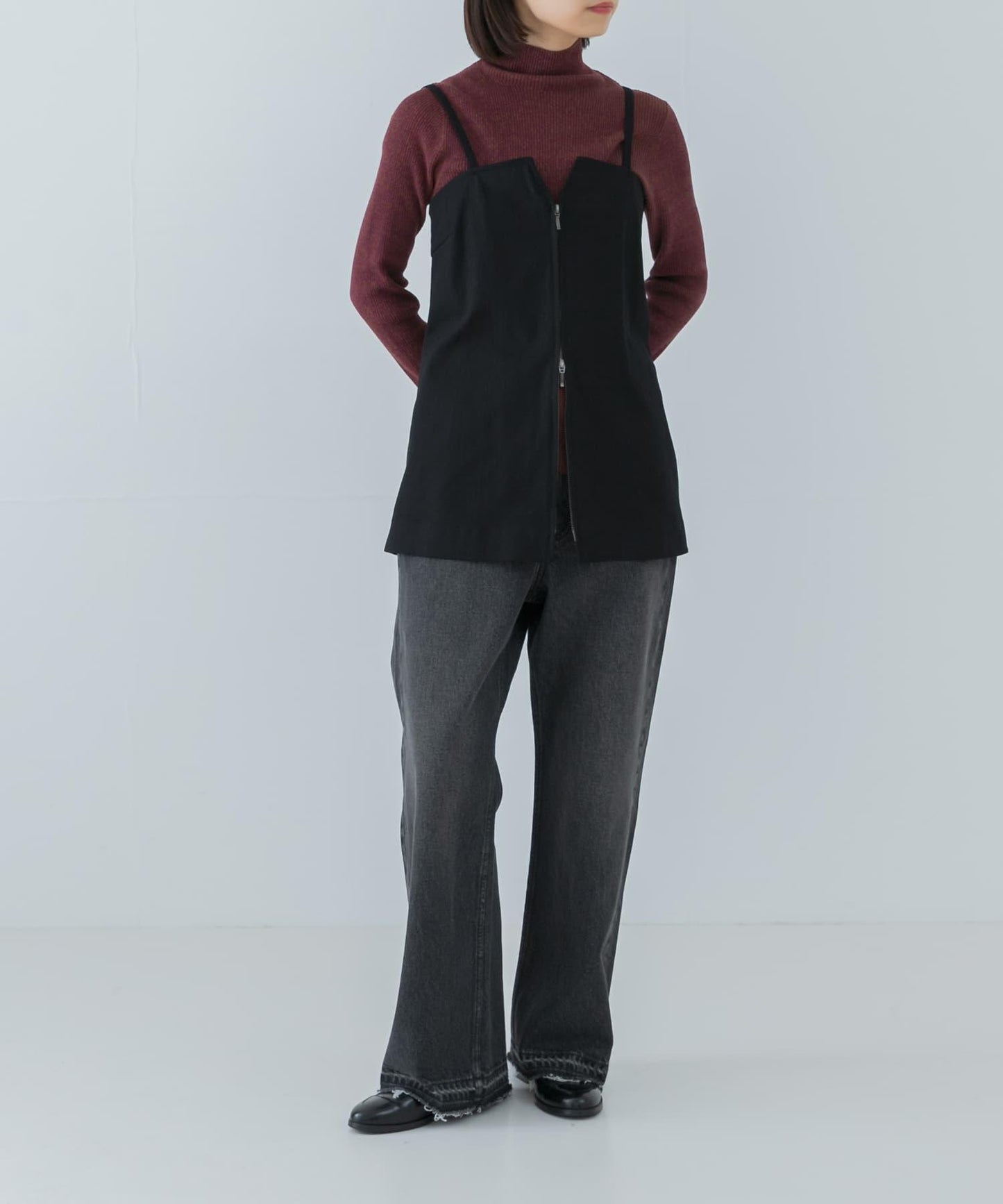 2way拉鍊吊帶背心