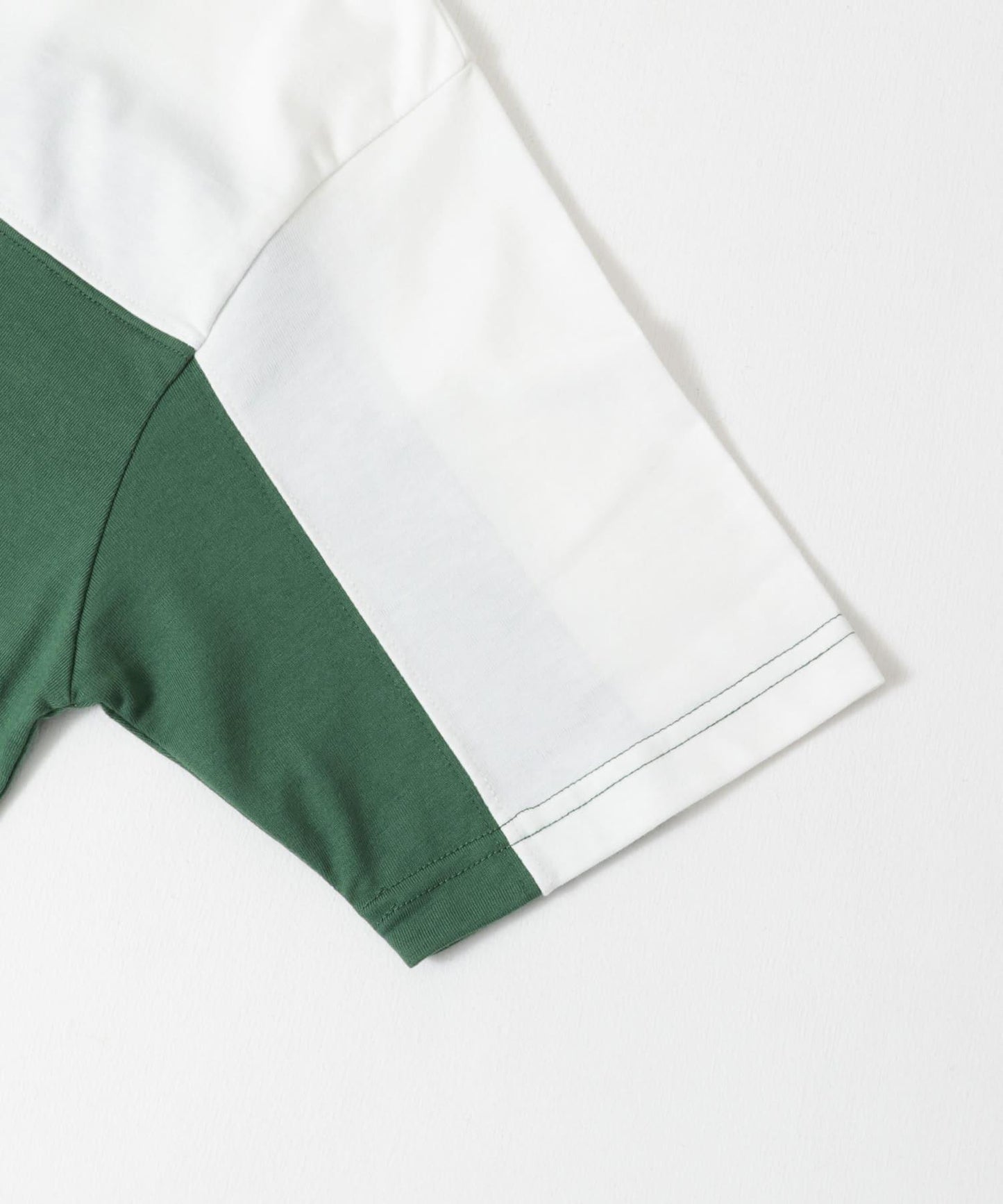 拼接設計TC圓領T恤