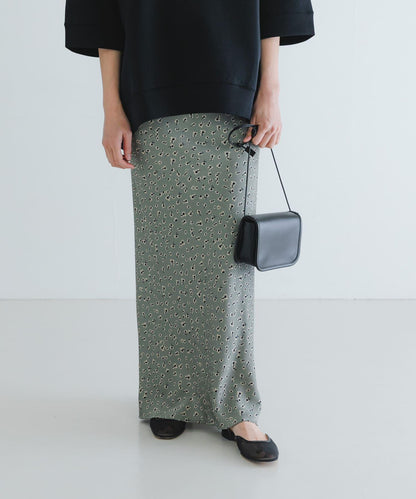 緞面花卉美人魚裙