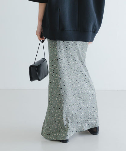 緞面花卉美人魚裙