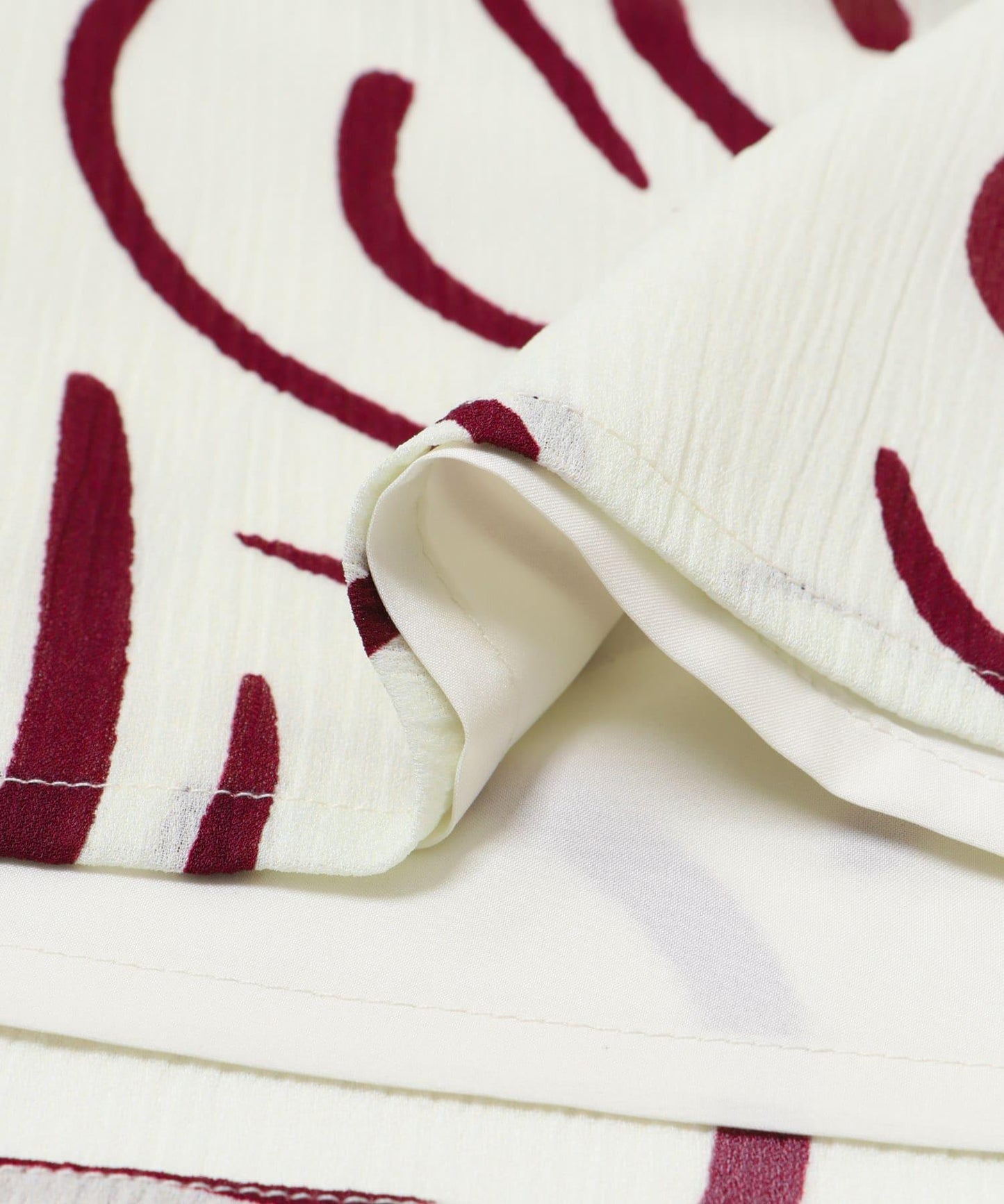 『イージーケア』抽繩藝術印花連衣裙