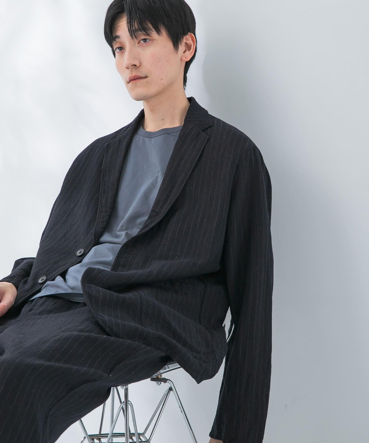 『套裝可搭配』new basic 羊毛/亞麻西裝外套