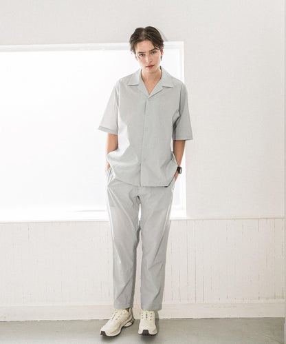 含XL碼 防潑水 SOLOTEX彈力短袖襯衫