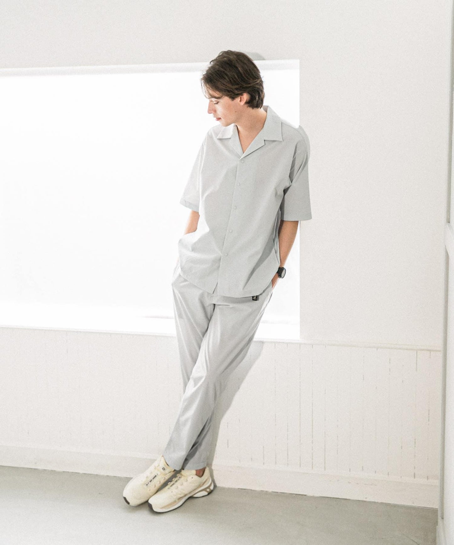 含XL碼 防潑水 SOLOTEX彈力短袖襯衫