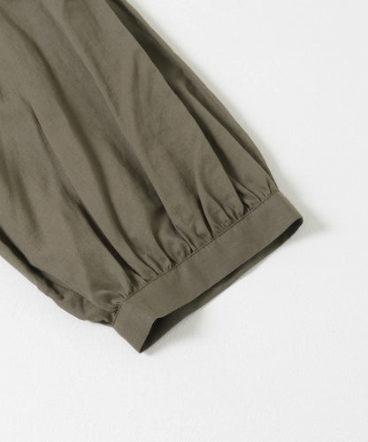 棉質薄紗層疊連衣裙