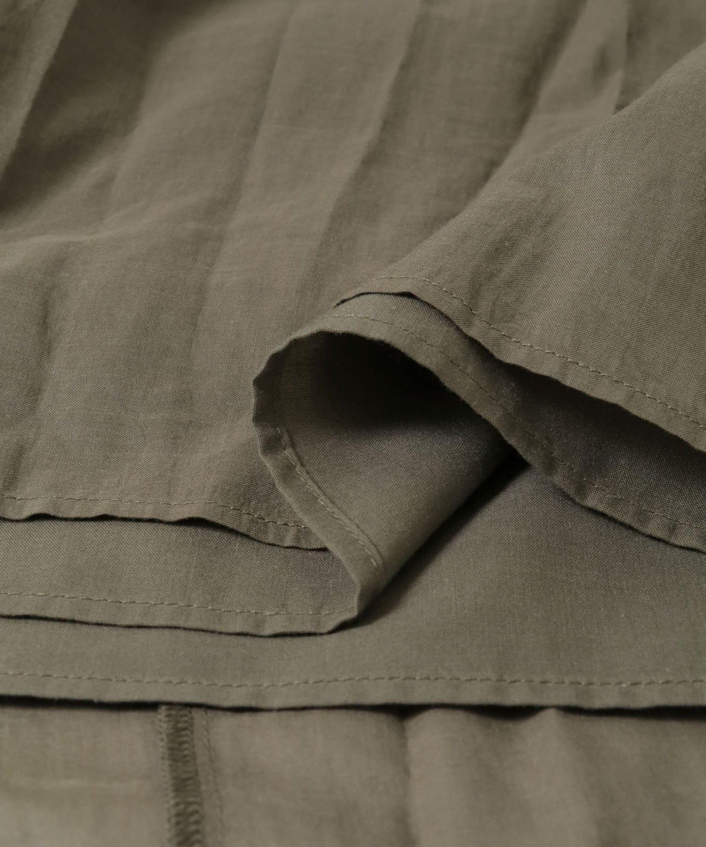 棉質薄紗層疊連衣裙