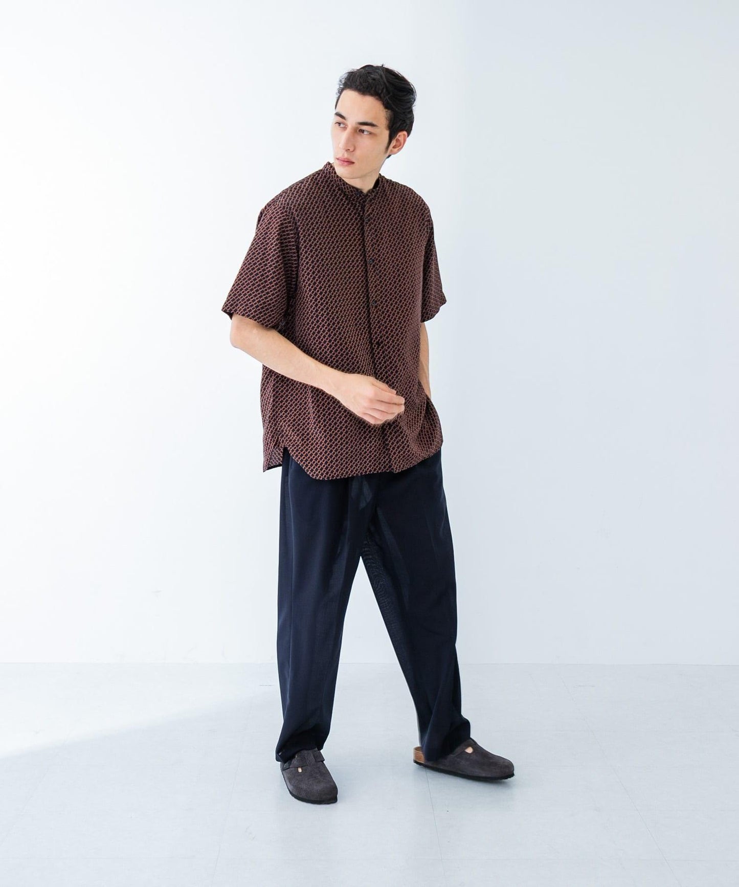 可水洗羊毛精紡西裝褲