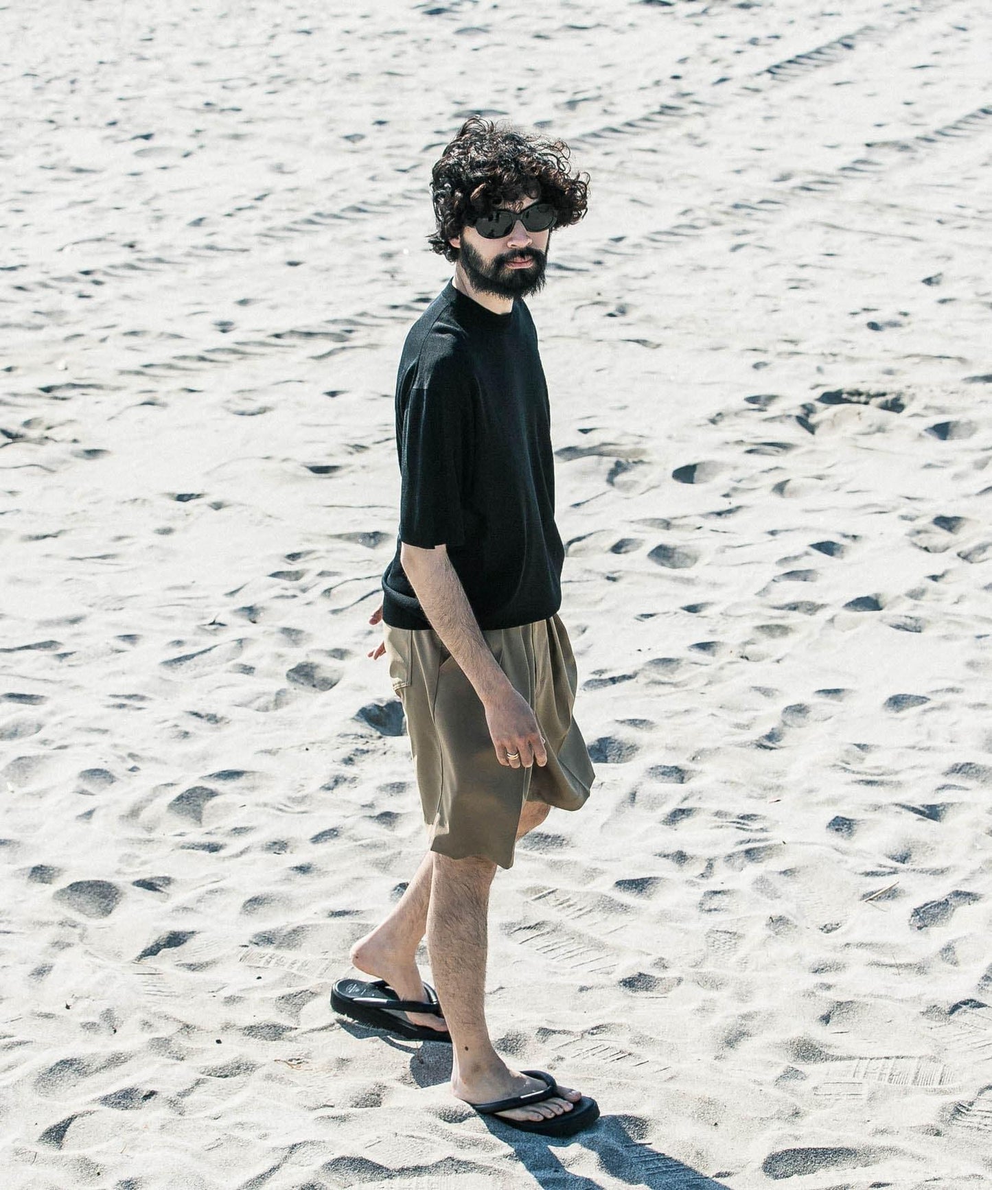 新款基礎款羊毛真絲針織T恤