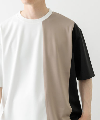 拼接設計短袖上衣