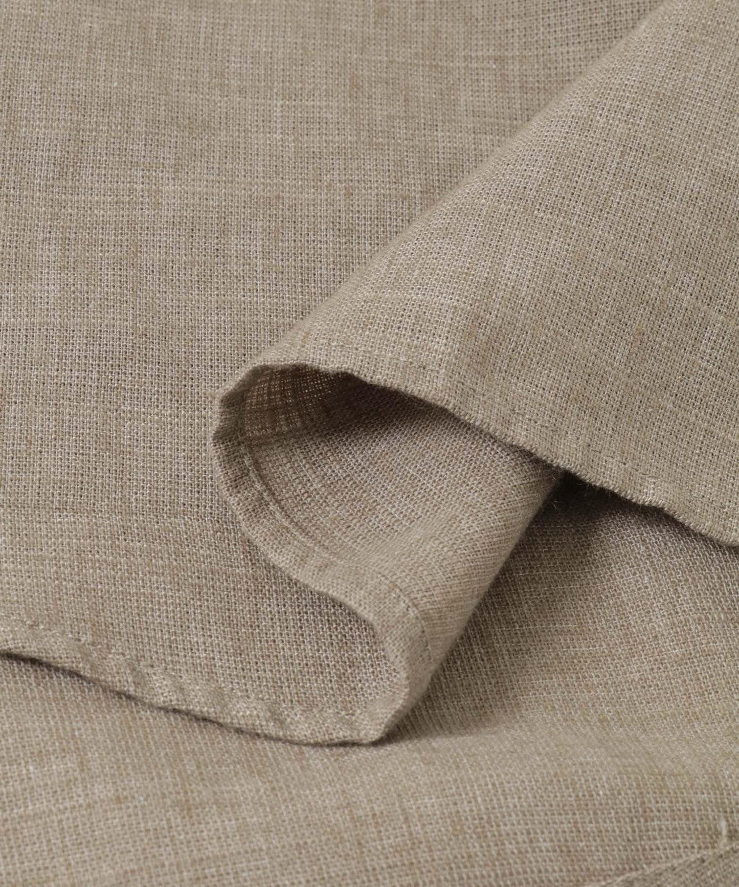 亞麻細點短袖襯衫