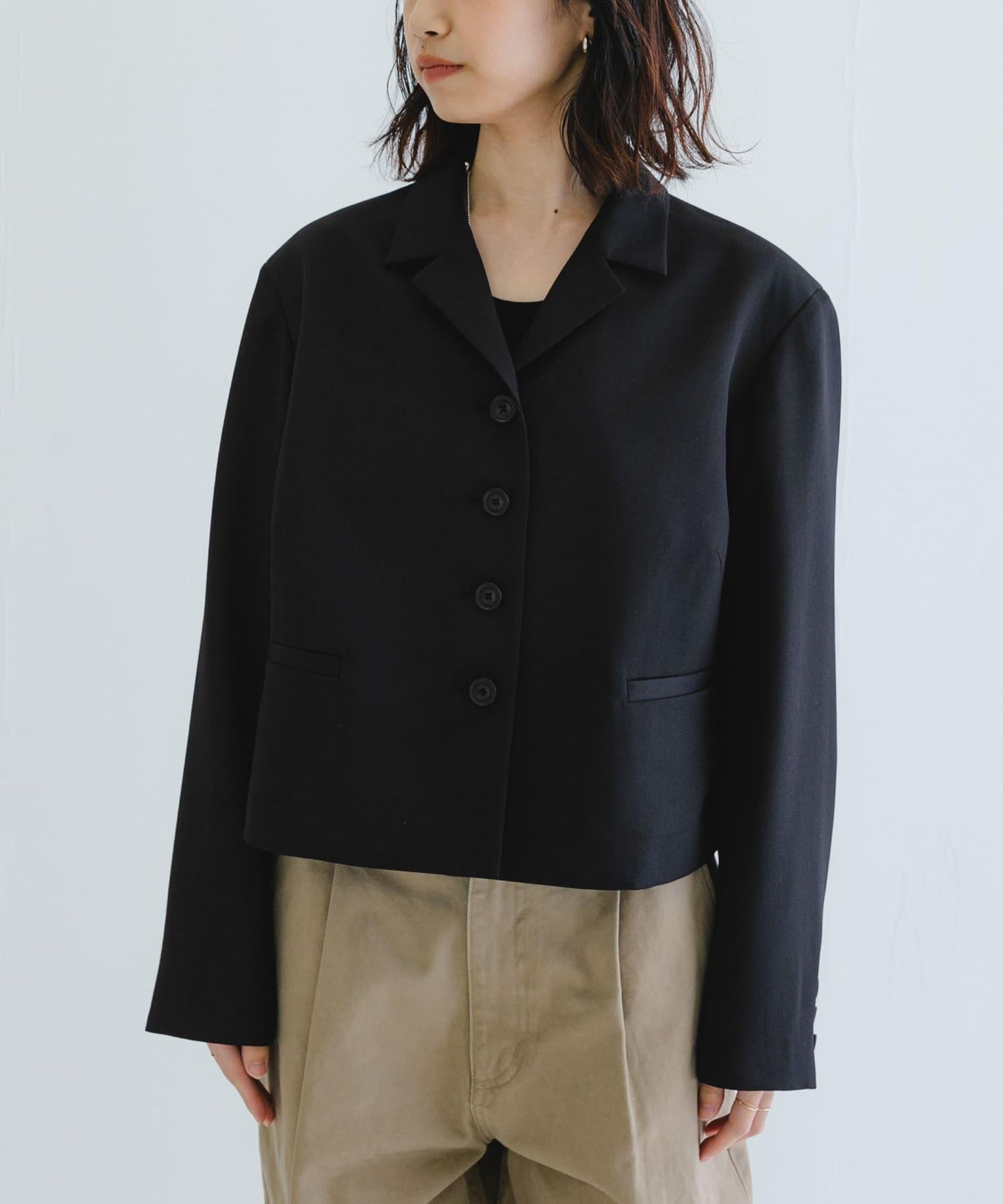 new basic 盒型短款夾克