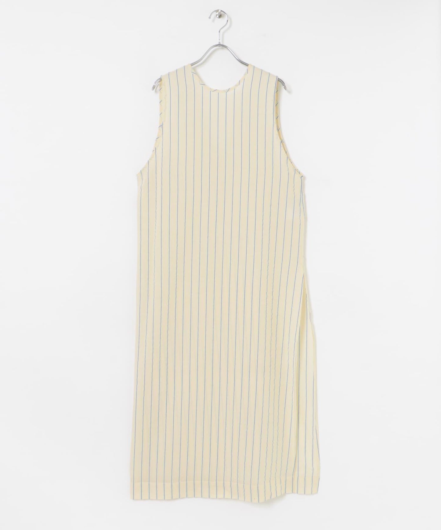 new basic 印度棉條紋連衣裙