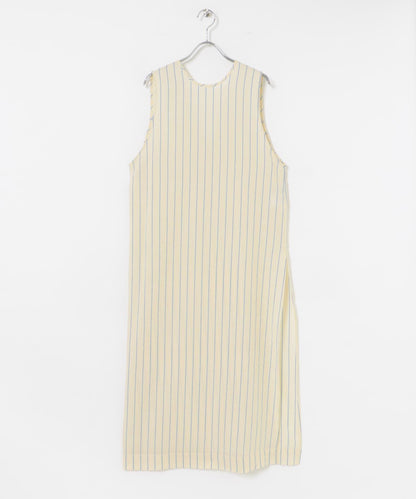 new basic 印度棉條紋連衣裙