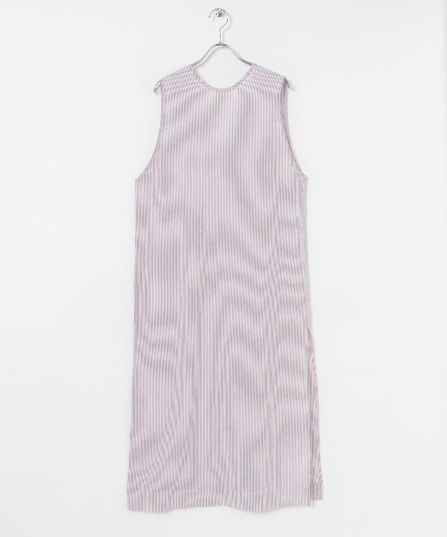 new basic 印度棉條紋連衣裙