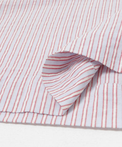 new basic 印度棉條紋連衣裙