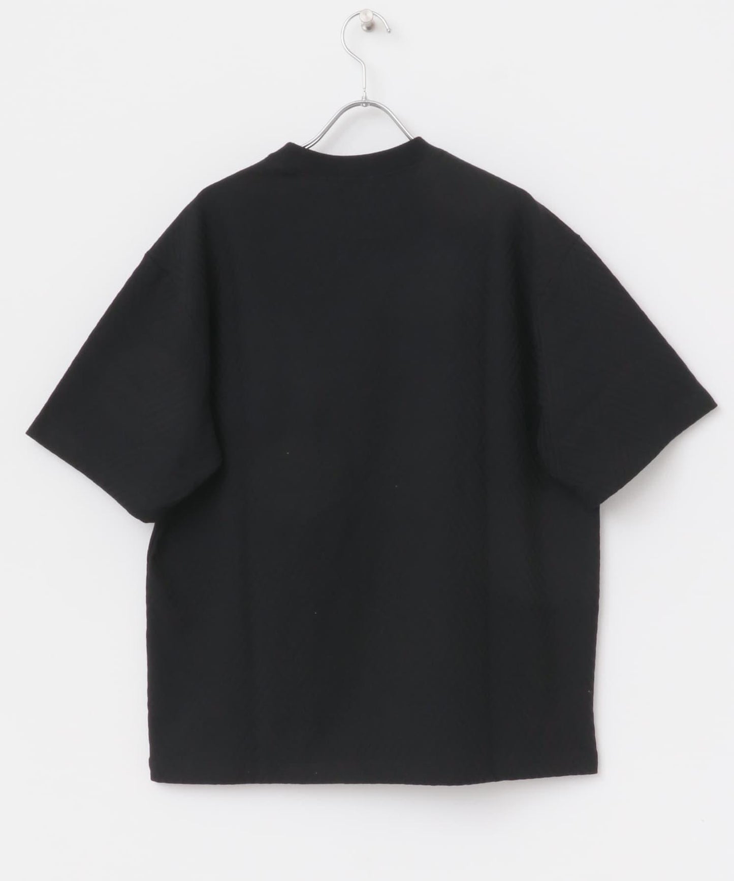 單點刺繡人字紋提花T恤