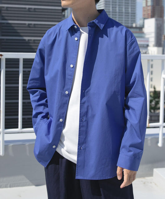 100%棉府綢常規領襯衫