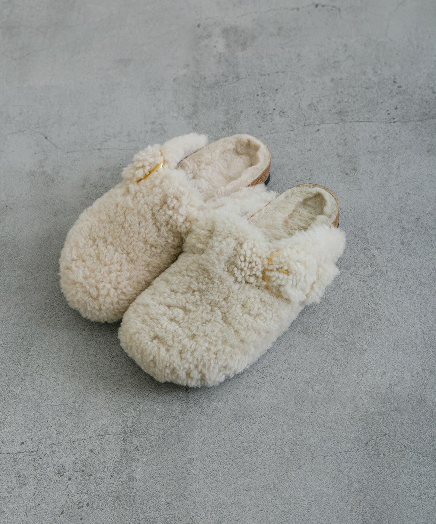 BIRKENSTOCK BOSTON 大扣泰迪毛拖鞋