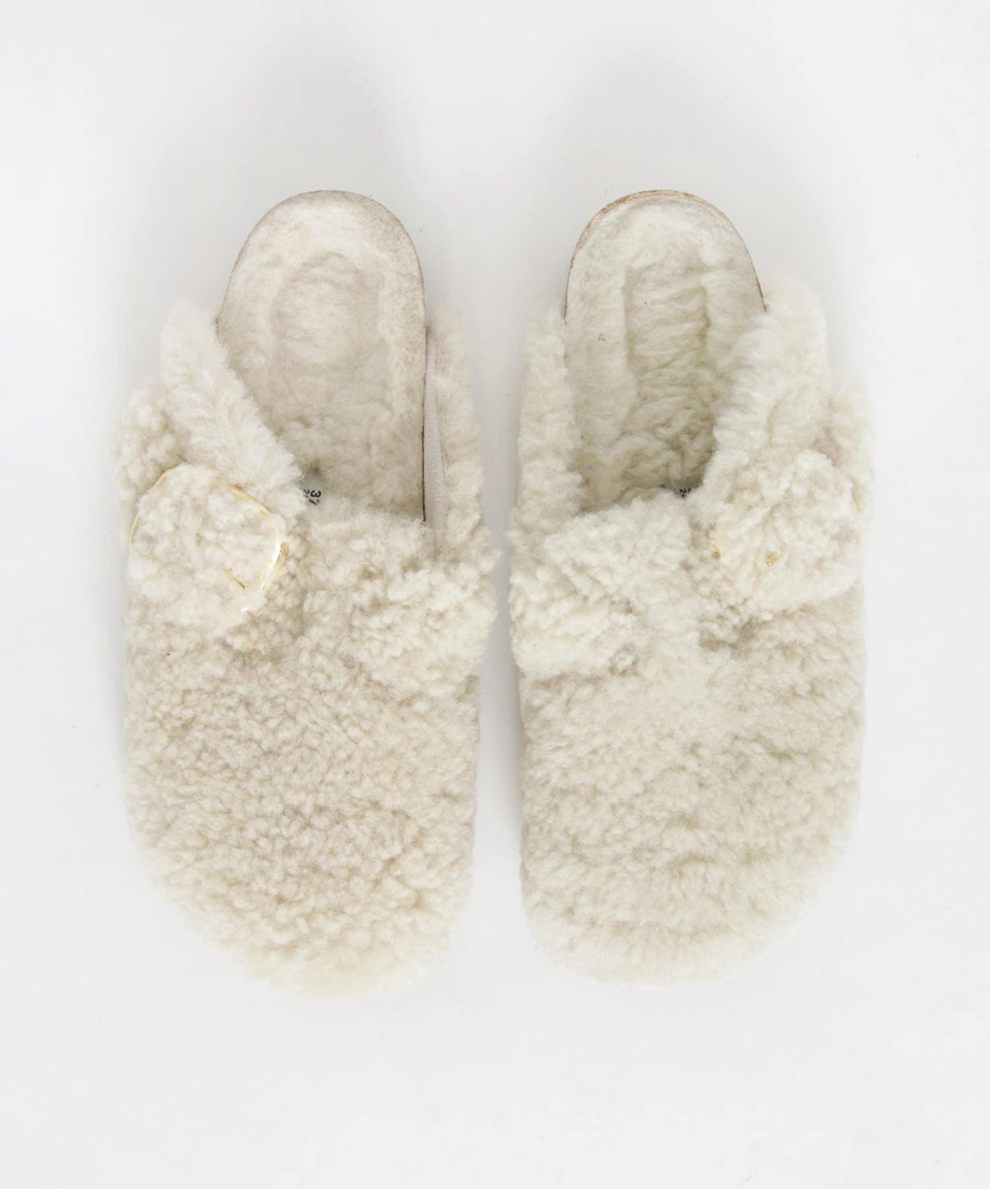 BIRKENSTOCK BOSTON 大扣泰迪毛拖鞋