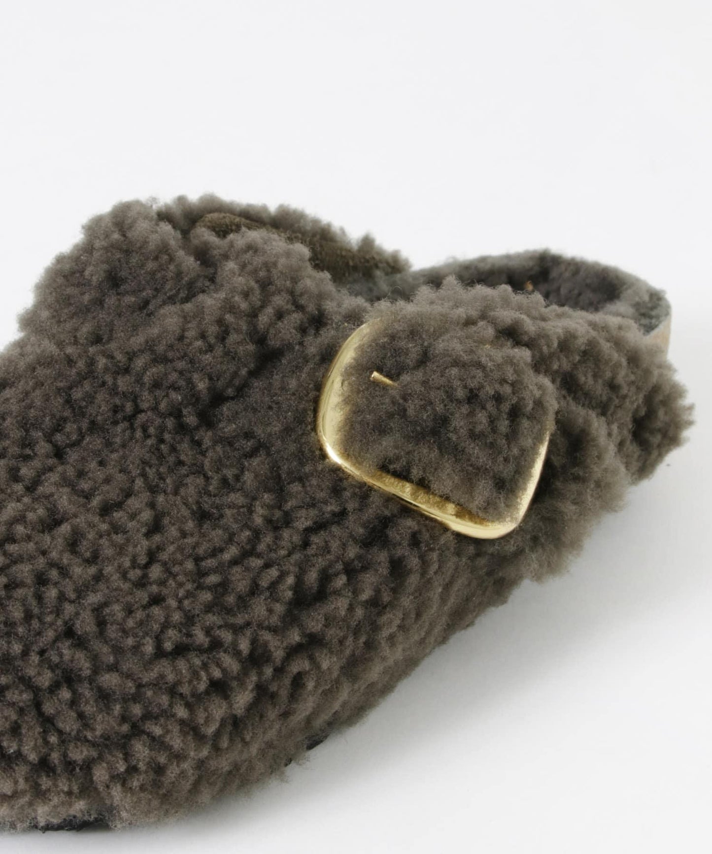 BIRKENSTOCK BOSTON 大扣泰迪毛拖鞋