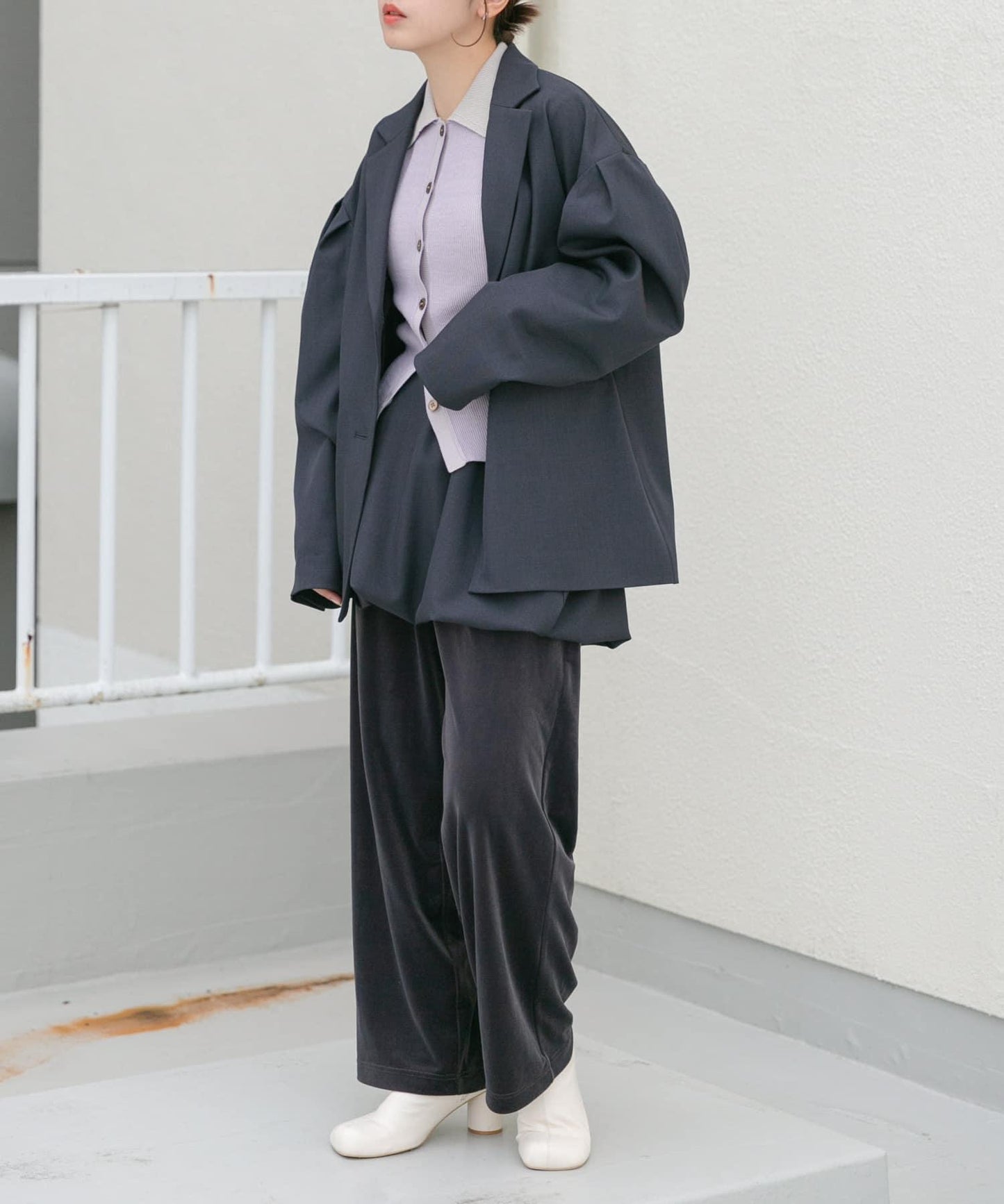 天鵝絨休閒長褲