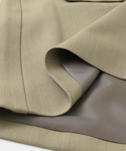 肩部褶皺寬鬆西裝外套