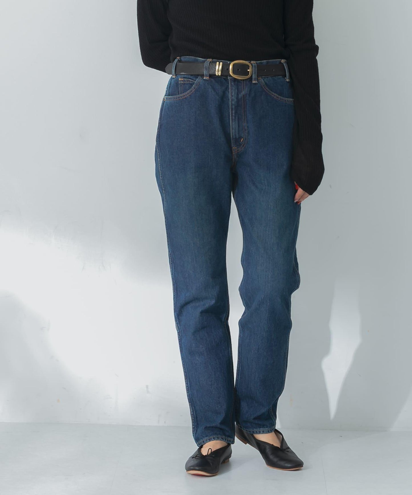 CIOTA 靛藍Supima棉修身牛仔褲