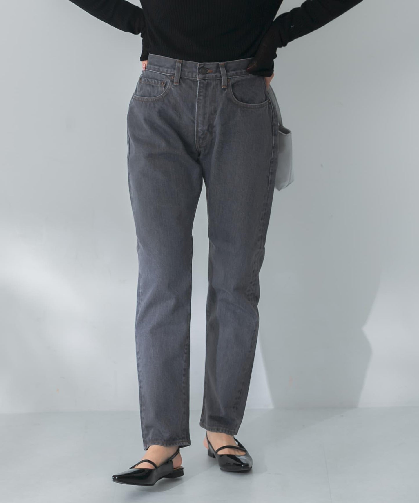 CIOTA 蘇賓棉13.5盎司錐形牛仔褲