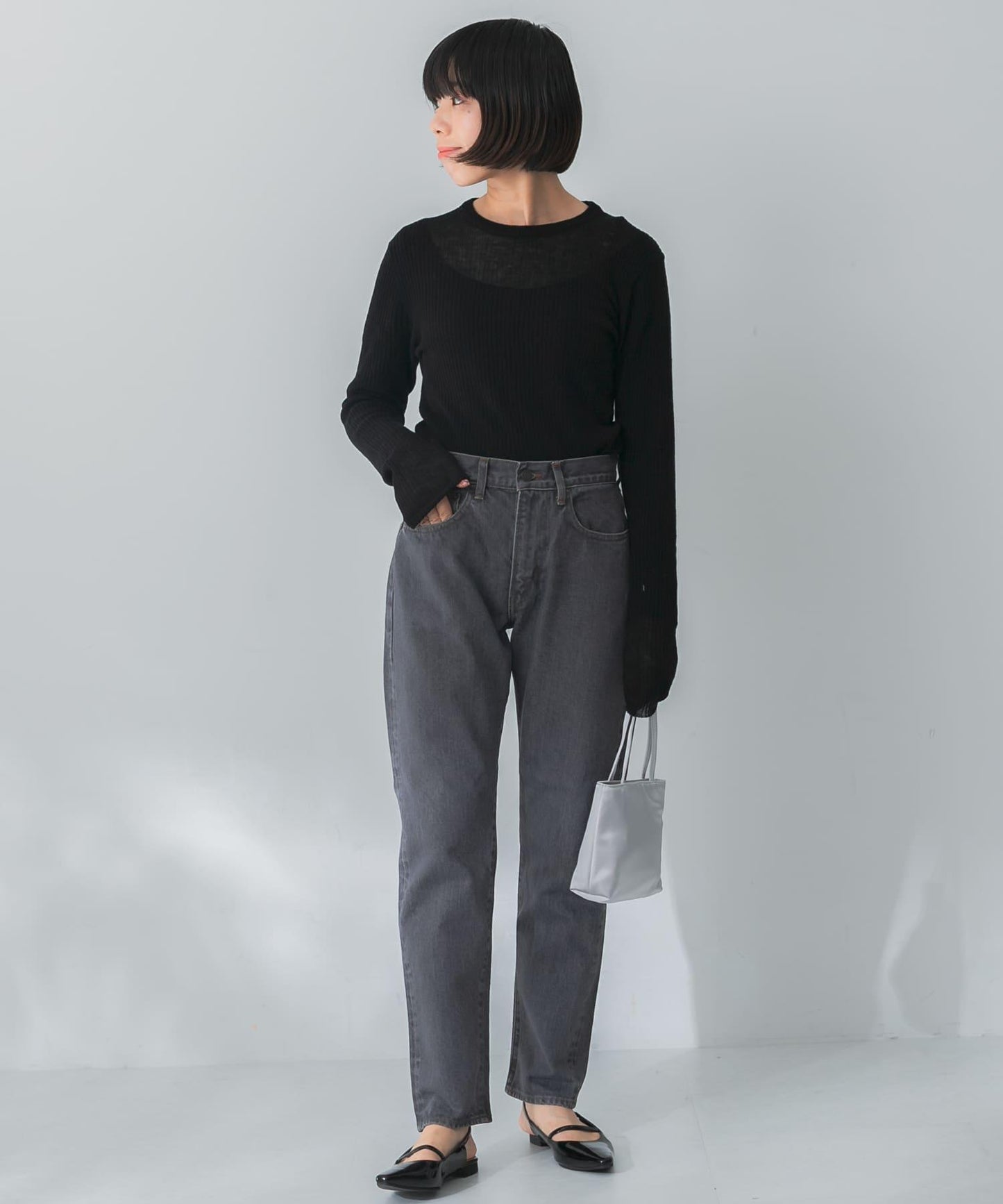 CIOTA 蘇賓棉13.5盎司錐形牛仔褲