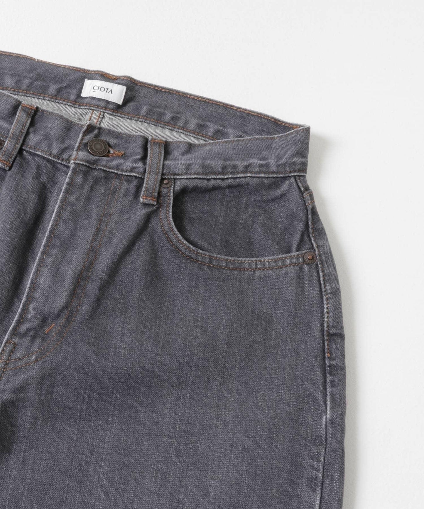 CIOTA 蘇賓棉13.5盎司錐形牛仔褲