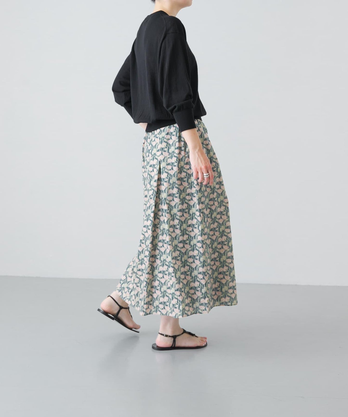 Liberty印花半身裙