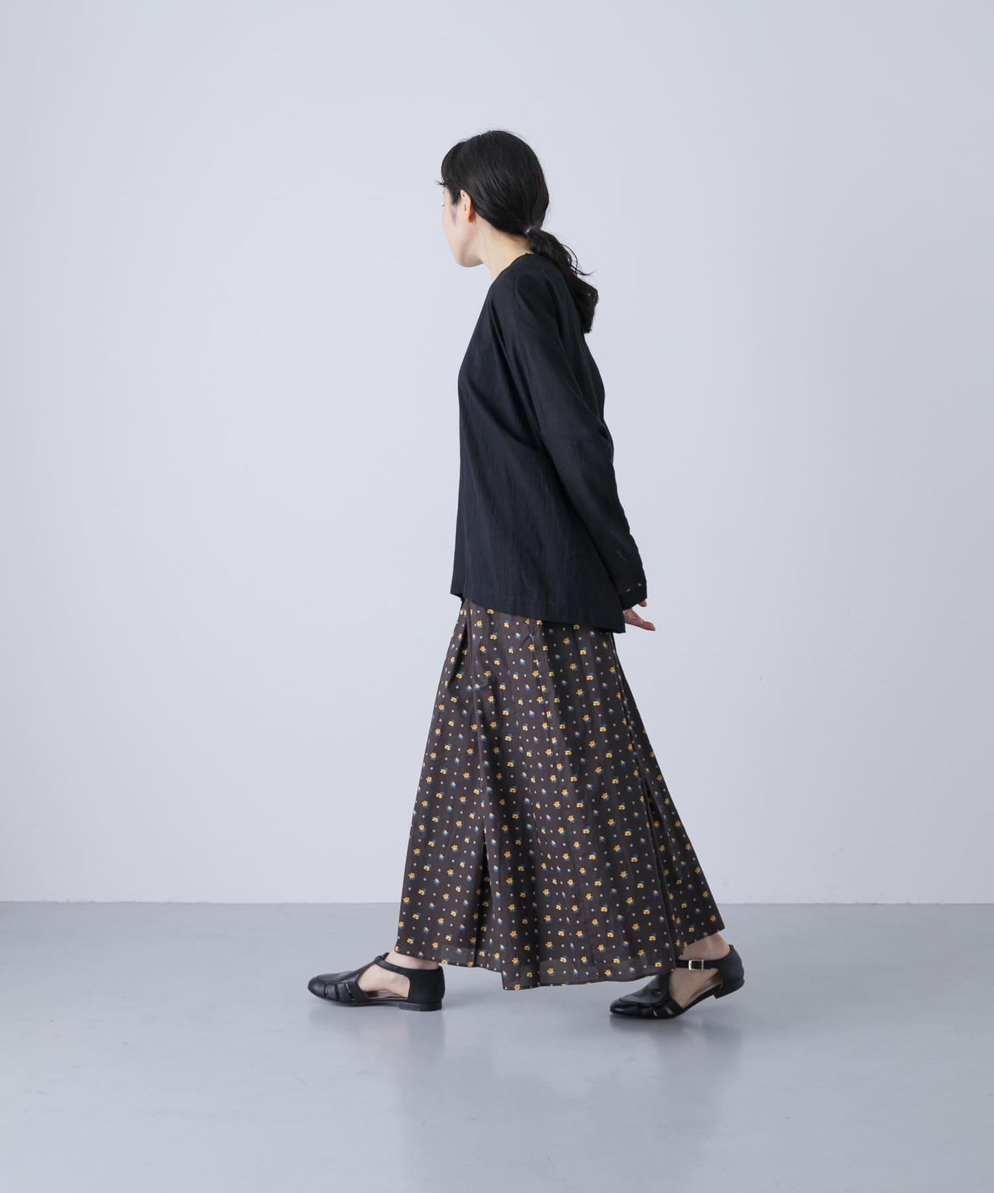 Liberty印花半身裙