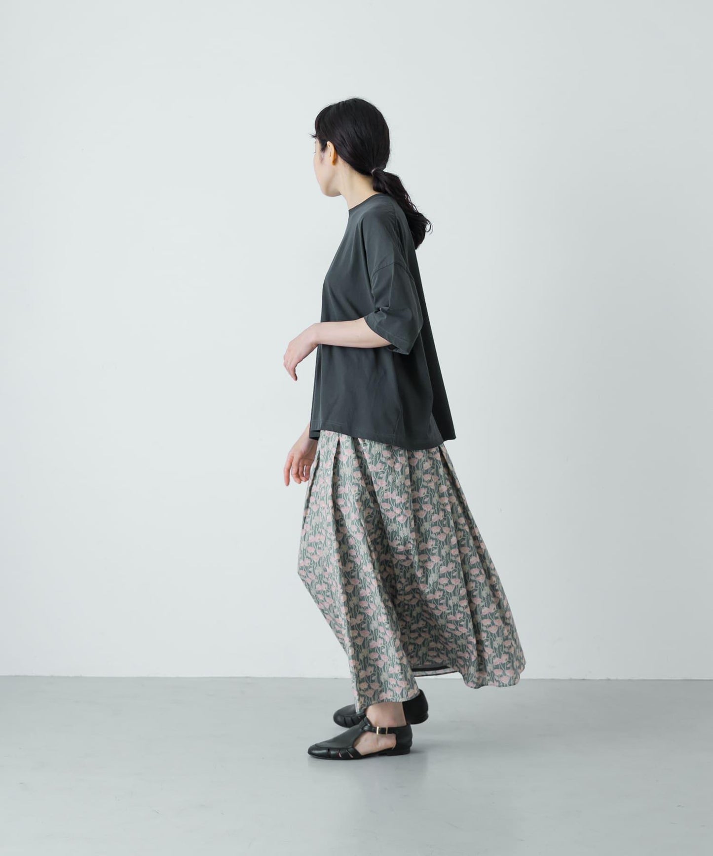 Liberty印花半身裙