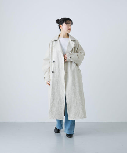 男女同款棉麻寬鬆風衣