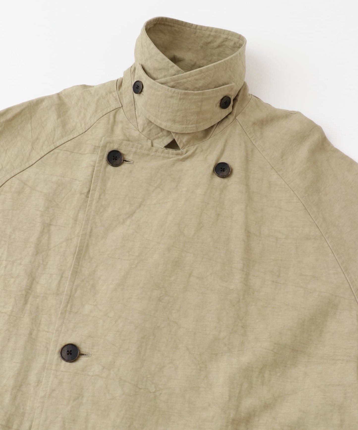 男女同款棉麻寬鬆風衣