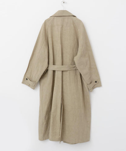 男女同款棉麻寬鬆風衣