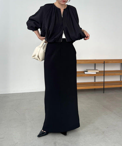 【CAPRICIEUX LE'MAGE】無領圓領夾克