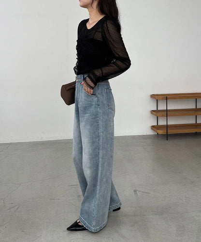 植絨波點設計 襯衫 再販款