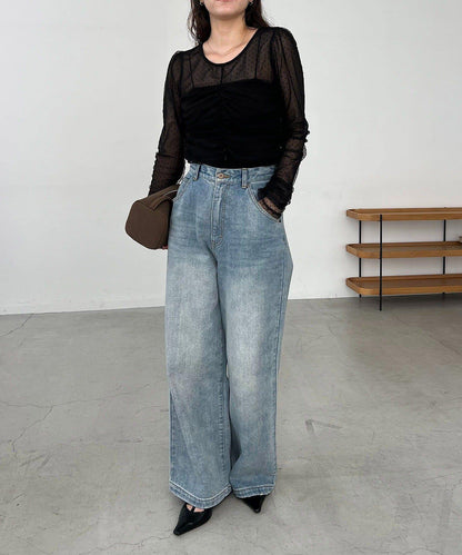 植絨波點設計 襯衫 再販款