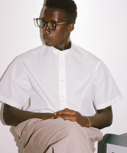 new basic THOMAS MASON拼接帶套頭襯衫