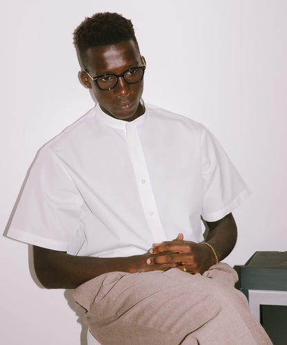 new basic THOMAS MASON拼接帶套頭襯衫