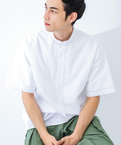 new basic THOMAS MASON拼接帶套頭襯衫