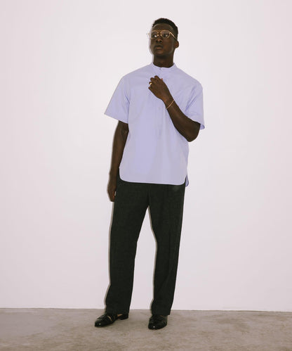 new basic THOMAS MASON拼接帶套頭襯衫