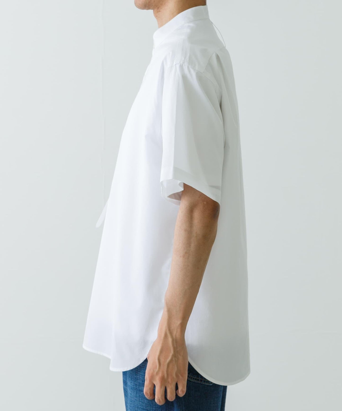 new basic THOMAS MASON拼接帶套頭襯衫