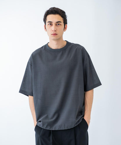 可水洗羊毛紗線短袖T恤